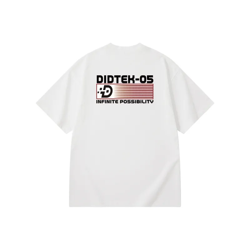 DIDTEK Drop Shoulder Sleeve Short Sleeved T Shirts Unisex-0