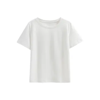 AWAO T Shirt Women's Light Cream Apricot