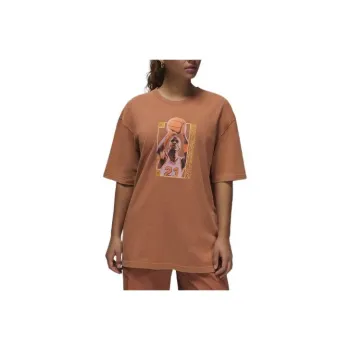 JORDAN Graphic T Shirt 'Dusty Peach/Dune Red'