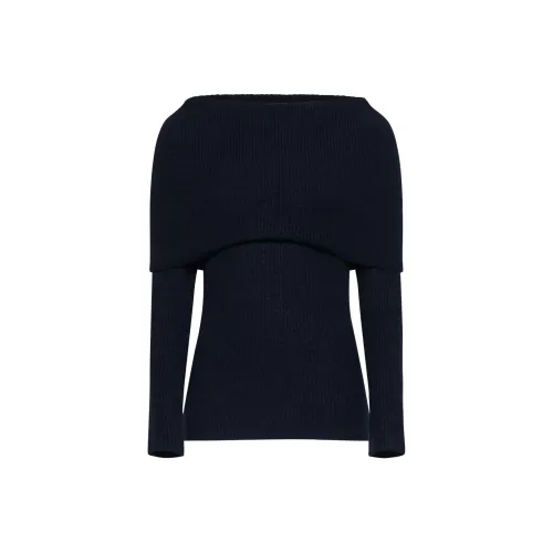 Fabiana Filippi Off The Shoulder Long Sleeve Knitted Top