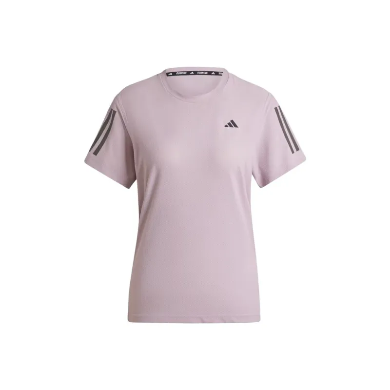 Adidas Drop Shoulder Sleeve T Shirt Women's Purple-0