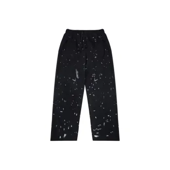 BKCXZICE Casual Sports Pants Unisex Black