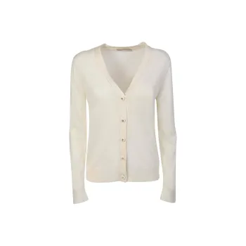 TORY BURCH V Neck Button Up Cardigan