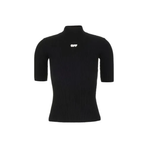 OFF-WHITE Logo Patch Stretch Top