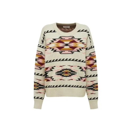 ISABEL MARANT ETOILE FW22 Fitted Sweater Spring Fall Women's Beige