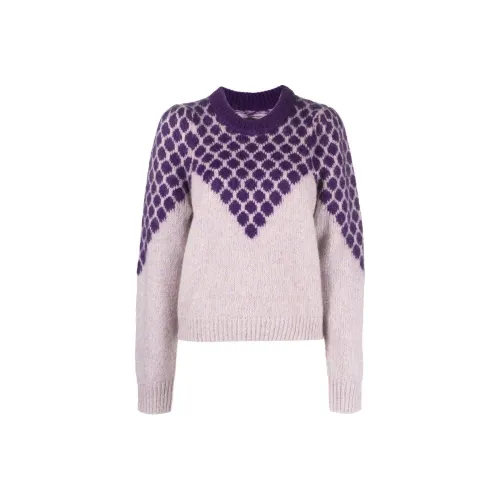 ISABEL MARANT FW22 Other Fitted Sweater Spring And Autumn Women's Purple Gray