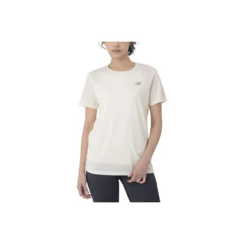 New Balance Sport EssentialsHeather Tech SS25 T Shirt Women's Ecru