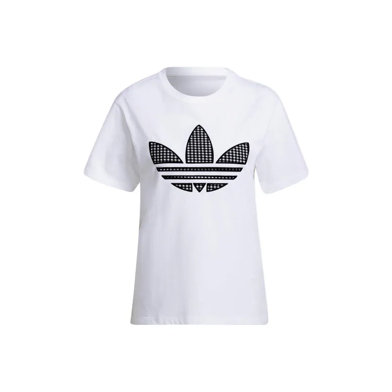 Adidas Originals WHITE T Shirts Women's White-0