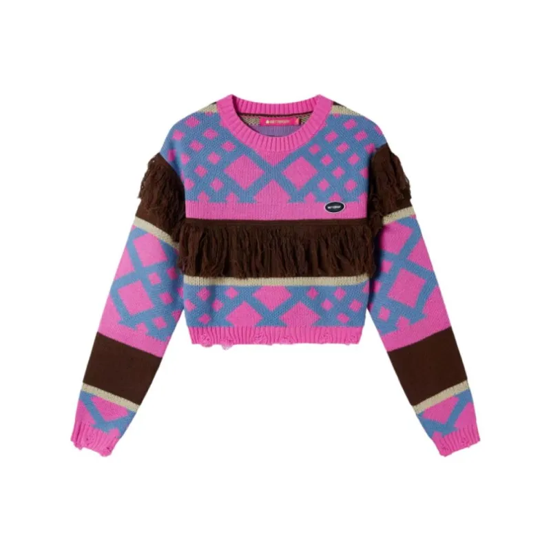 BETTERSAY Sweater Women's Fuchsia-0