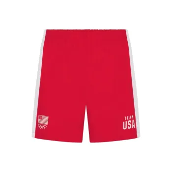 SKIMS x MEIGUOAOYUNDUI LIANMINGKUAN SS24 FOR TEAM USA JERSEY SLEEP MENS OLYMPIC SHORT Casual Shorts Men's Red/Red