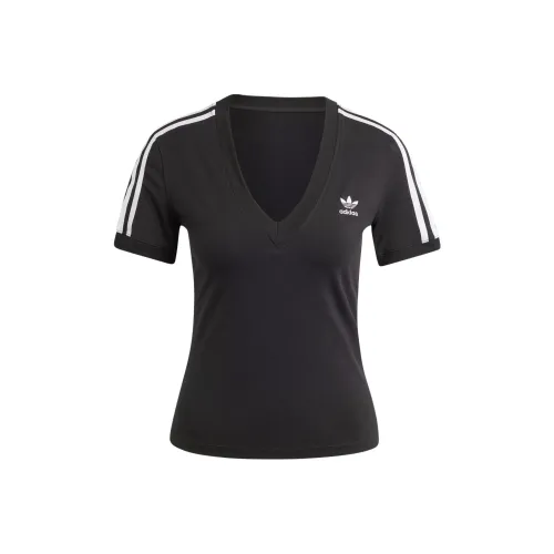 Adidas Originals Adicolor 3 Stripes V Neck Slim Tee