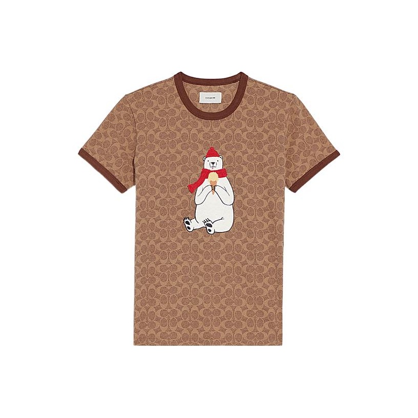 Coach Brown Tops on Sale & Authentic - POIZON
