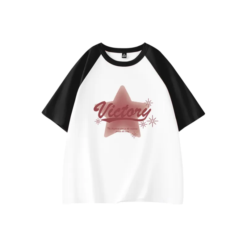 Cotton Raglan Sleeve T Shirt Women's-9