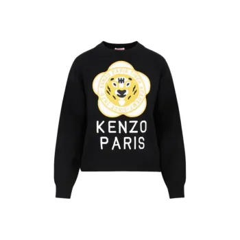 KENZO Boke Flower Embroidered Knitted Jumper