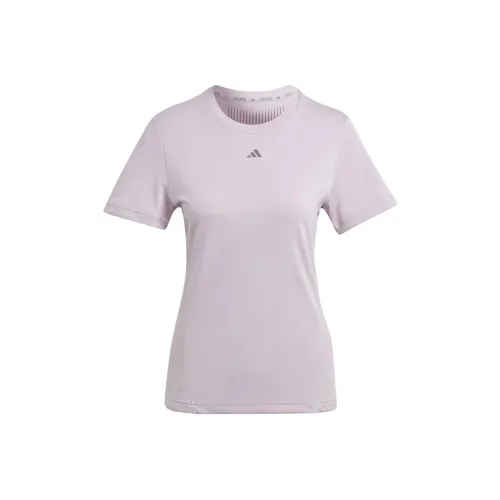adidas Designed For Training HEAT.RDY black T Shirt Purple