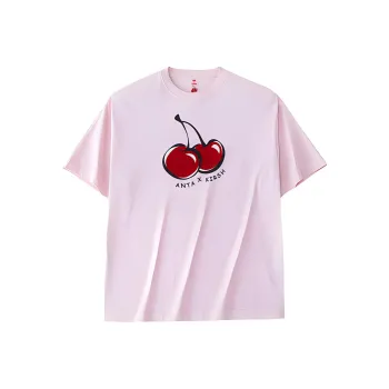Anta x KIRSH Sports Life Collection Drop Shoulder Sleeve T Shirt Women's Particle Pink
