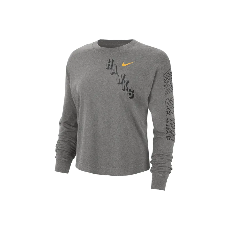 Nike Iowa Heritage Women's Nike College Boxy Crew-Neck T-Shirt-0