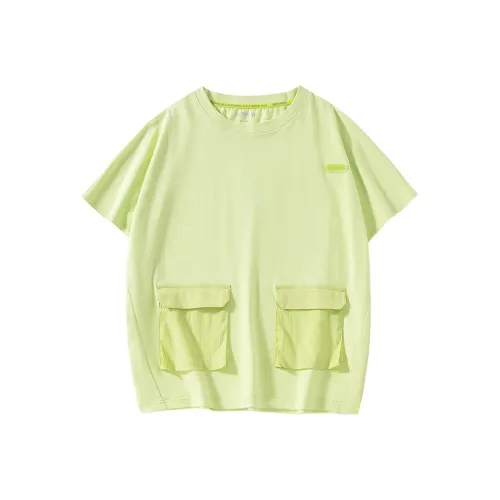 OUTDOOR PRODUCTS Drop Shoulder Sleeve T Shirt Women's Aloe Vera Green