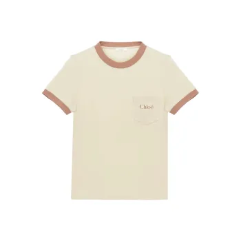Chloé Logo print T shirt