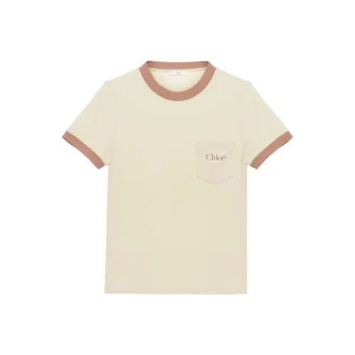Chloé Logo print T shirt