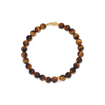 Taste The Color Natural Tiger's Eye Stone Bracelets Women's