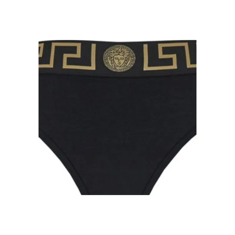 VERSACE Greca Border High Cut Briefs-2