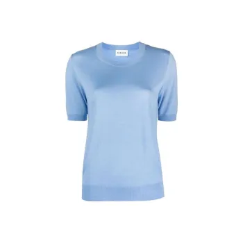 PAROSH T Shirts Women's Blue