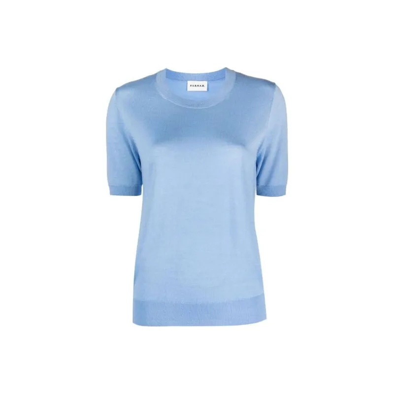 PAROSH T Shirts Women's Blue-0