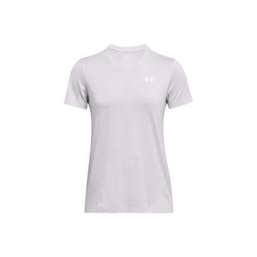 Under Armour Regular T Shirt Women's Light Gray