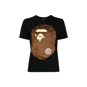 A BATHING APE Bape T Shirts Women's Black