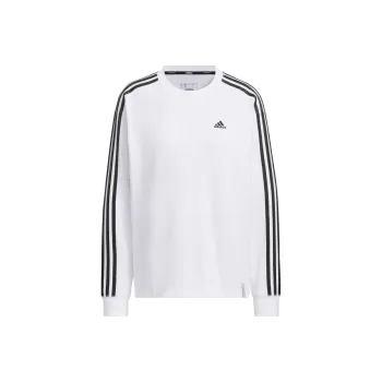 Adidas Drop Shoulder Sleeve T Shirt Women's White