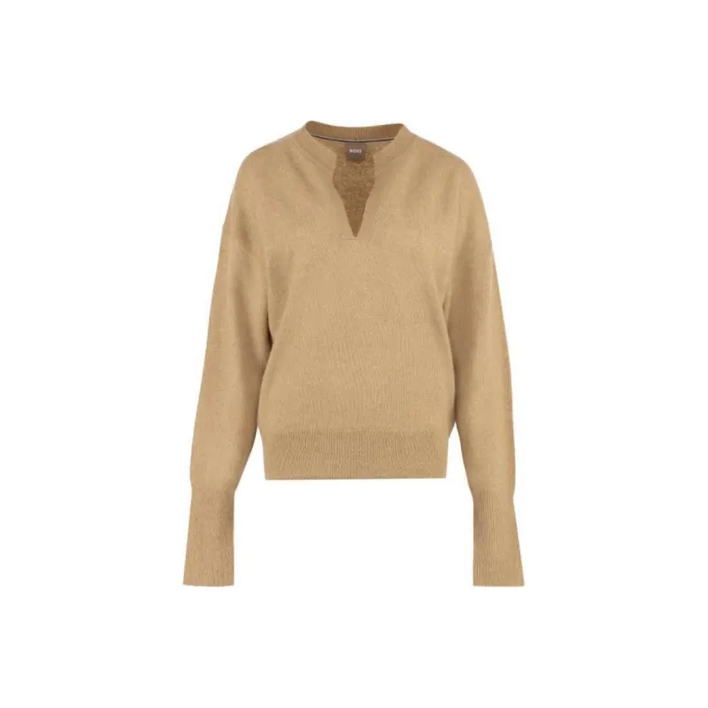 HUGO BOSS V-Neck Knitted Jumper-0