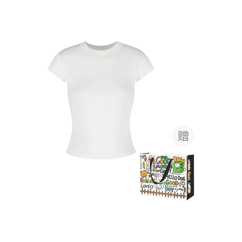 OURUOKE T Shirts Women's-5