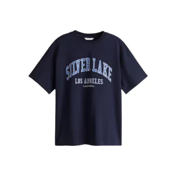 H&M T Shirt Women's Marine Blue