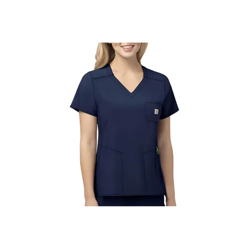 Carhartt C12610 WOMEN'S FORCE CROSS-FLEX CHEST POCKET SCRUB TOP T-Shirt Women's