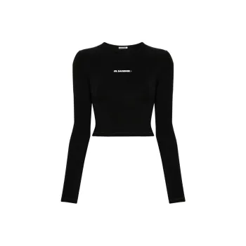 JIL SANDER Cropped Swim Top