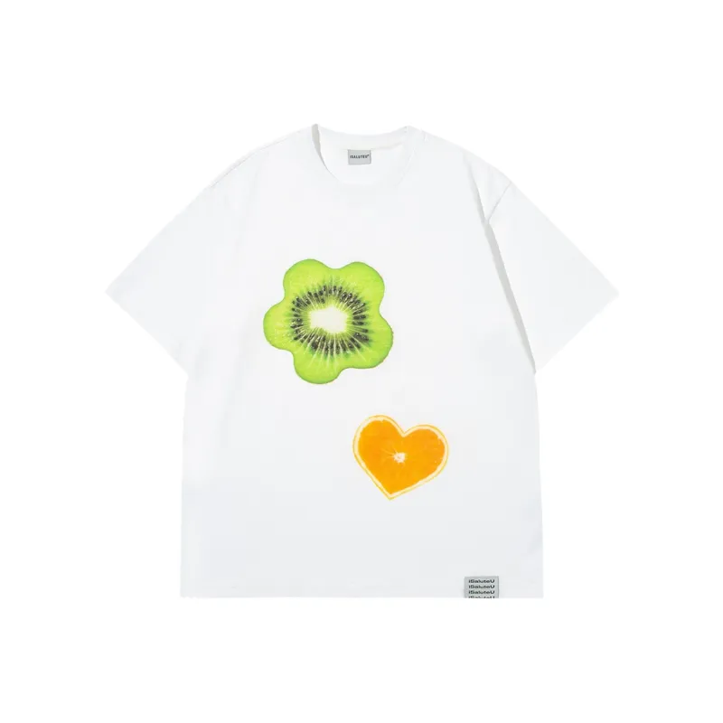 ISaluteU T Shirts Unisex White-0