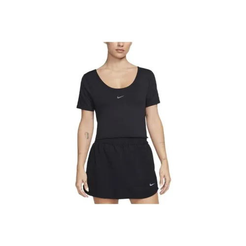 Nike One Classic Women's Dri FIT Short Sleeve Cropped Twist Top