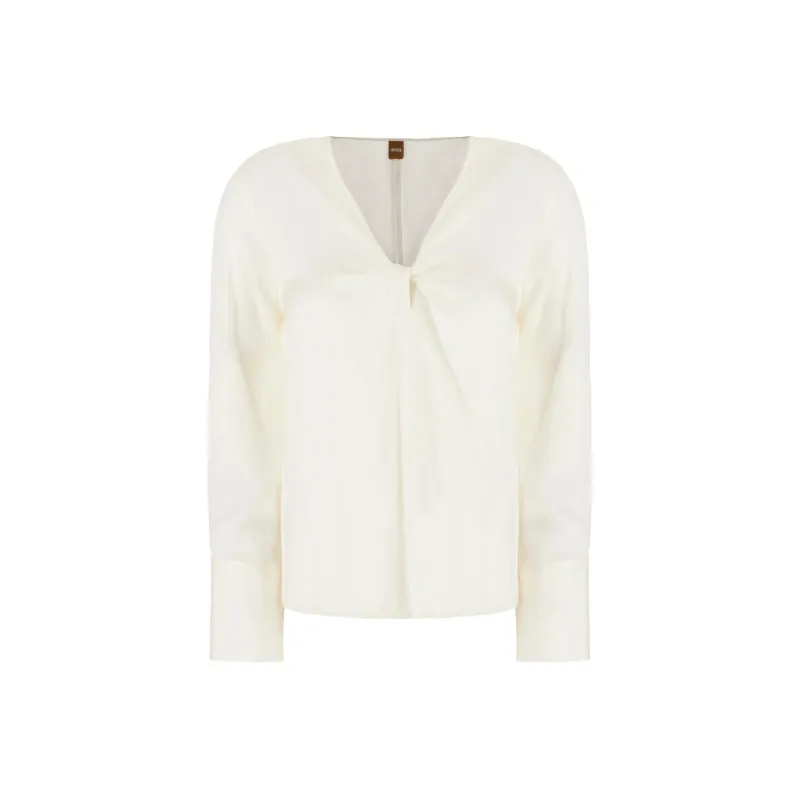 HUGO BOSS V Neck Blouse-0