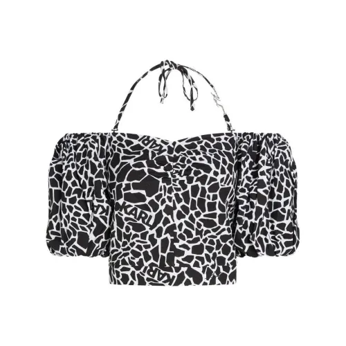 KARL LAGERFELD / Karl Lagerfeld Jeans Giraffe print Off shoulder Blouse