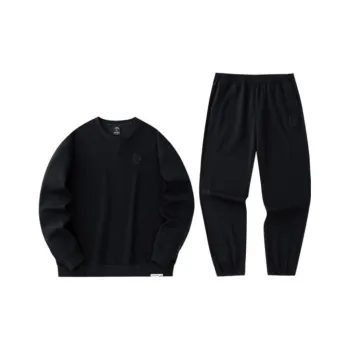 Anta Sweatshirt Set Men's Basic Black+Basic Black