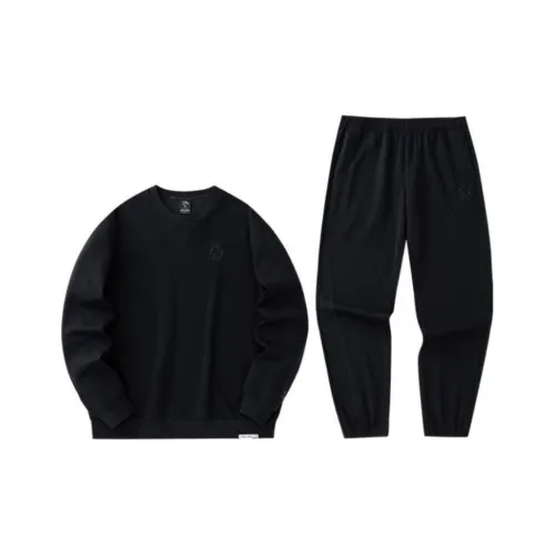 Anta Sweatshirt Set Men's Basic Black+Basic Black