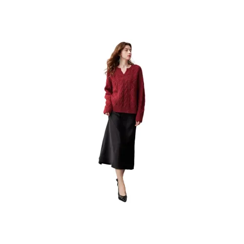3COLOUR aop sweaters Women's Red