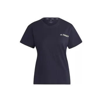 Adidas Drop Shoulder Sleeve T-Shirt Women's Ocean Blue