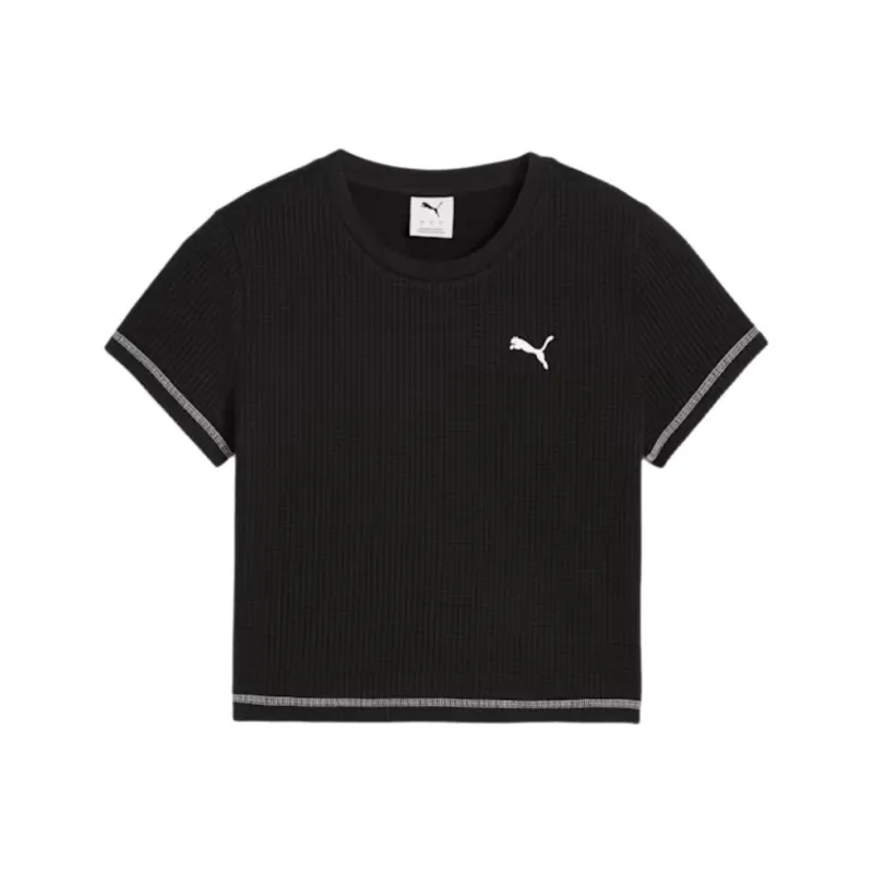 PUMA Playera Corta Dare To Textured Para Mujer-0