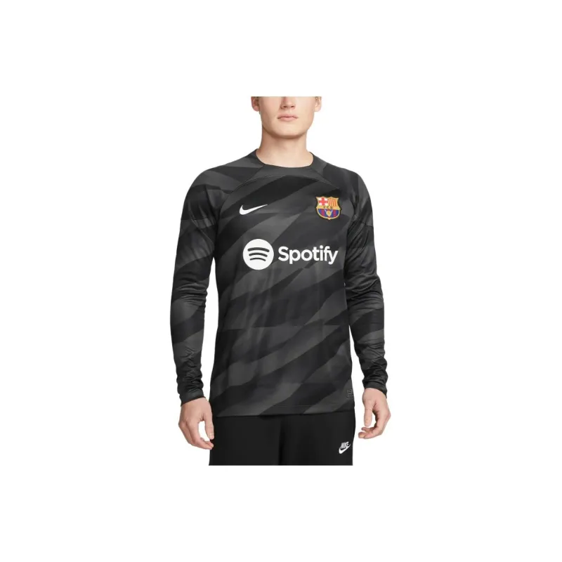 Nike Dri Fit Long Sleeve Soccer Jersey Soccer Jersey Men's Coal Color-0