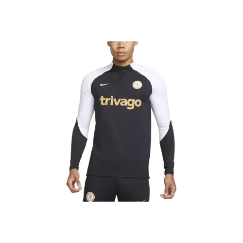 Nike Chelsea F.C. Strike Soccer Jerseys Men's Black