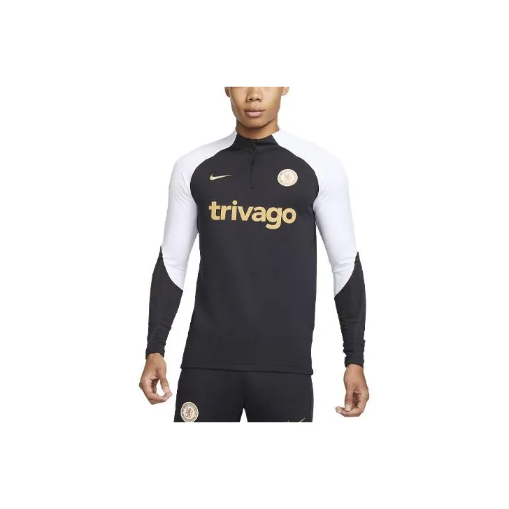 Nike Chelsea F.C. Strike Soccer Jerseys Men's Black-0
