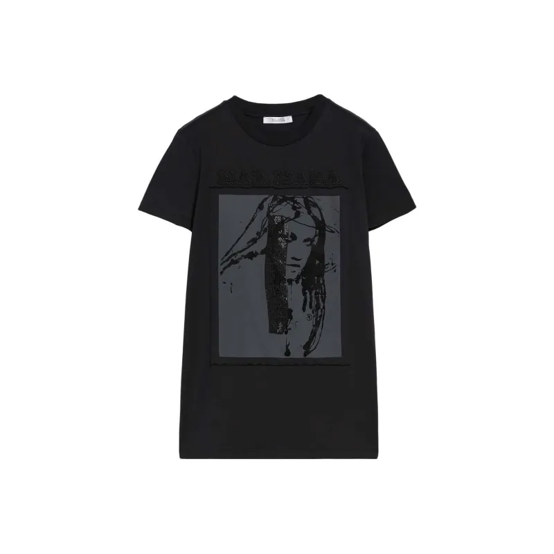 MaxMara T Shirts Women's Black-0