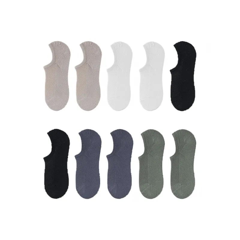 H YXIANG No Show Socks Men's 5 Pack-22